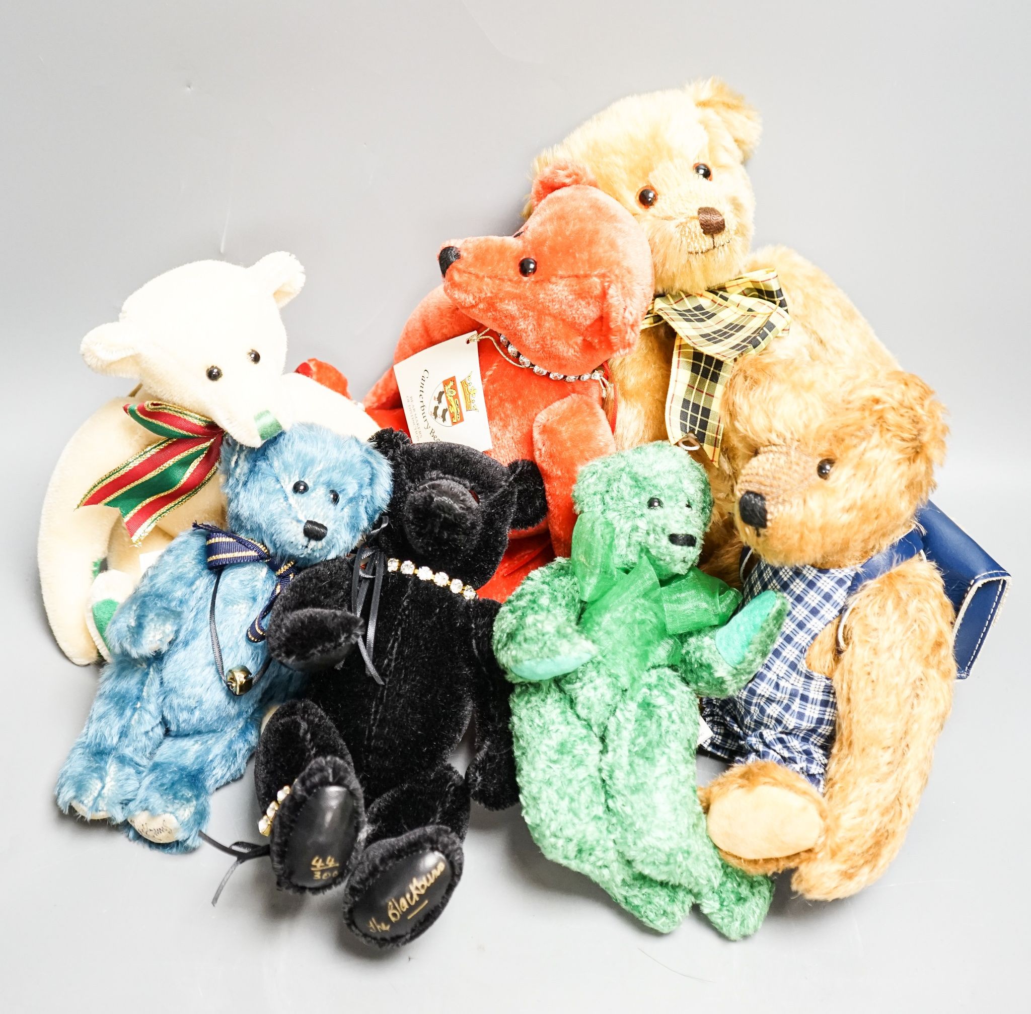 Seven Canterbury Bears